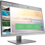 HP EliteDisplay E233 | 23" Monitor I HD IPS Screen I Silver