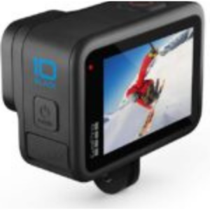 GoPro HERO10 Black - Waterproof Action Camera with Front LCD and Touch Rear Screens, 5.3K60 Ultra HD Video, 23MP Photos, 1080p Live Streaming, Webcam, Stabilization.