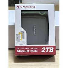 Transcend 2TB External HDD  USB 3.1  Iron Grey